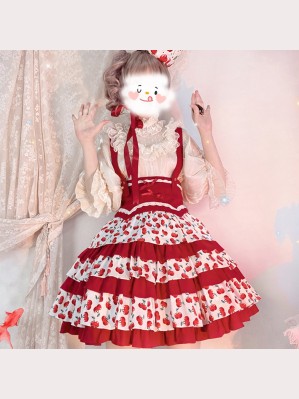 Magic Tea Party Cherry Tea Party Lolita Skirt SK (MP131)